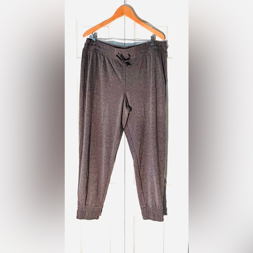 Tek Gear Heather Gray Casual Lightweight Drawstring Joggers